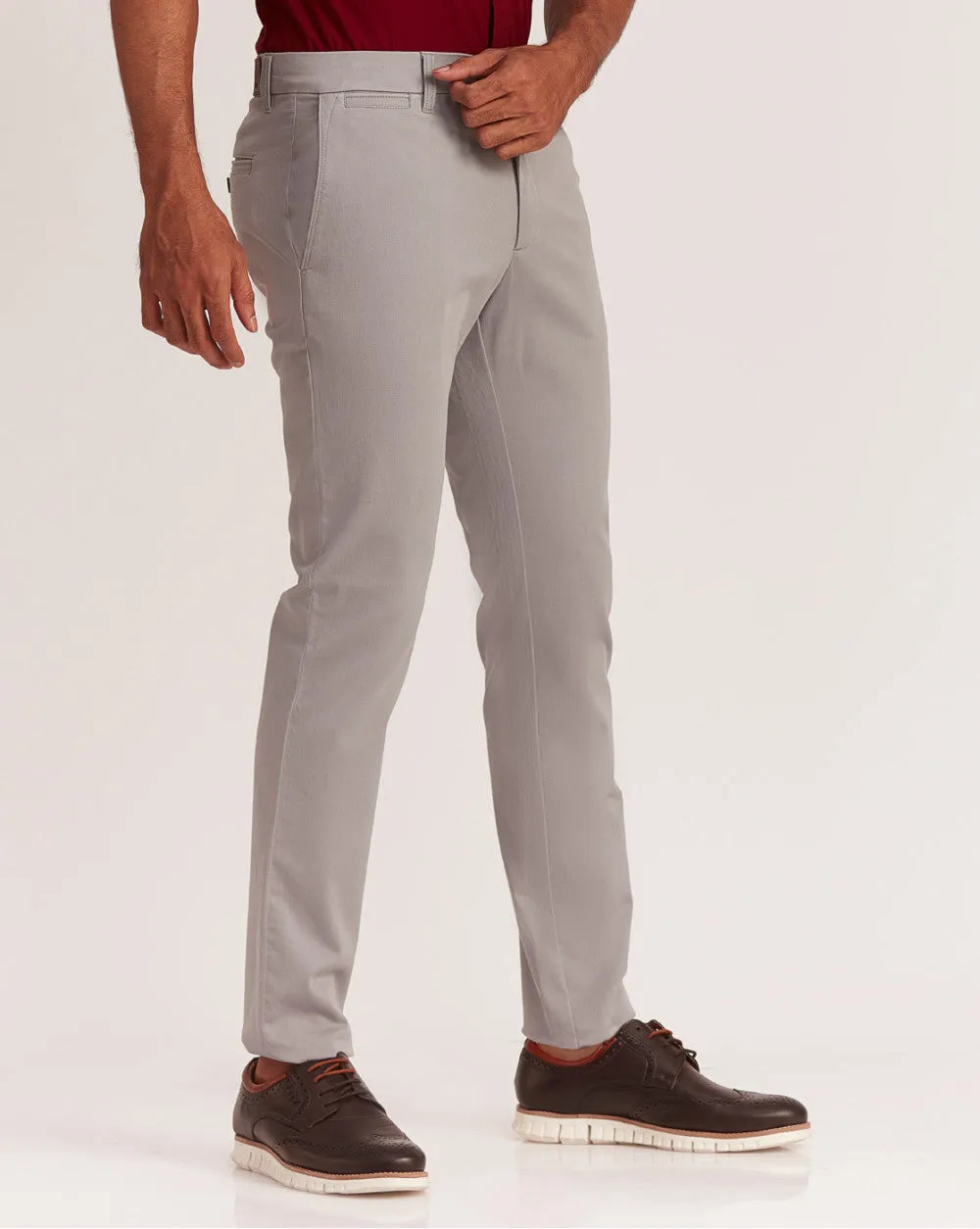 Slim Fit Urban Chinos - Grey