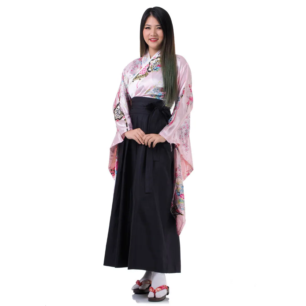 Suki Japanese Kimono Hakama Set for Women