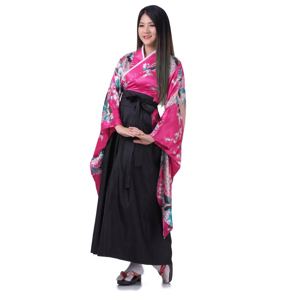 Suki Japanese Kimono Hakama Set for Women