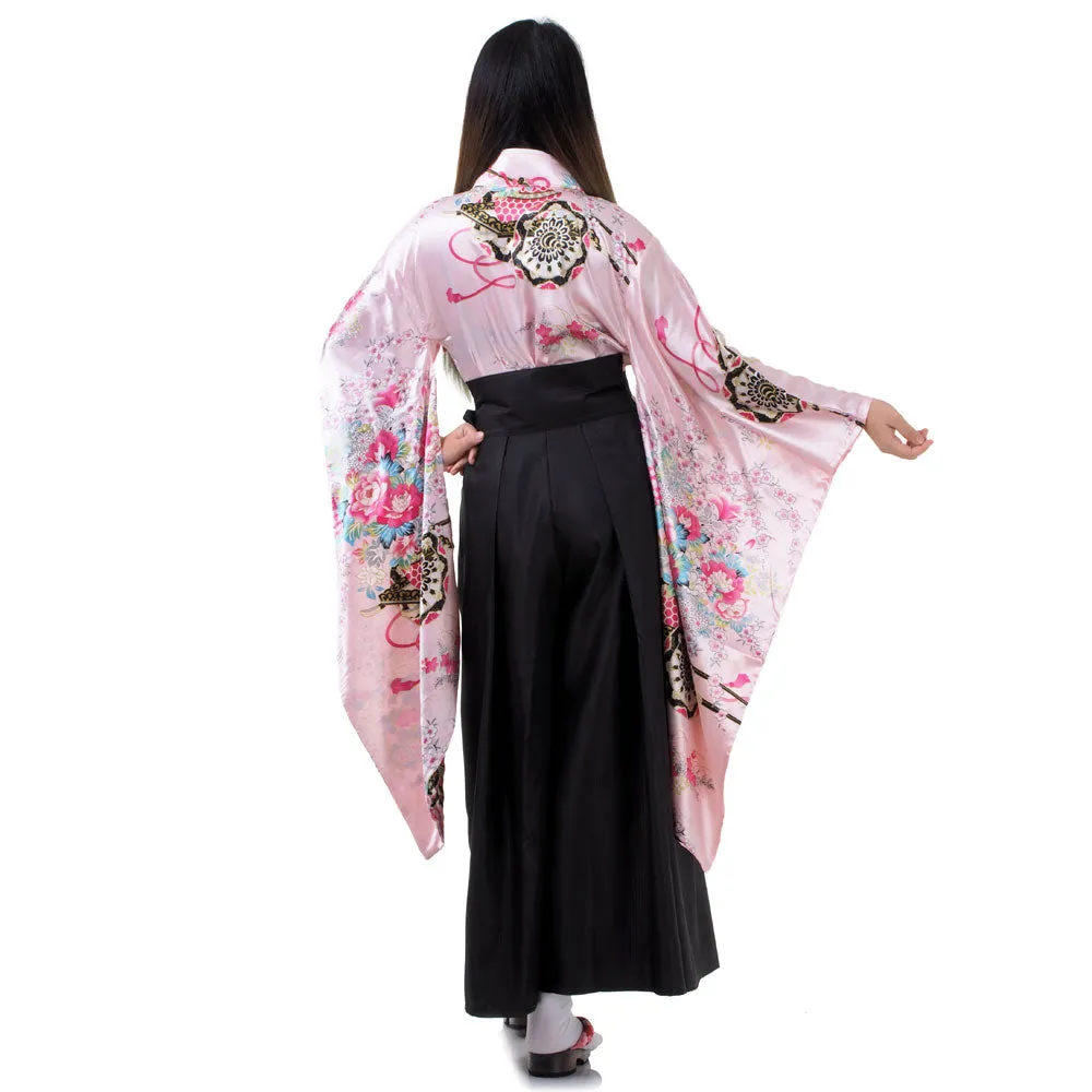 Suki Japanese Kimono Hakama Set for Women