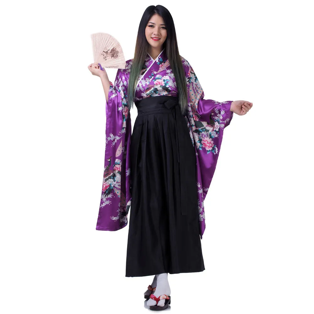 Suki Japanese Kimono Hakama Set for Women