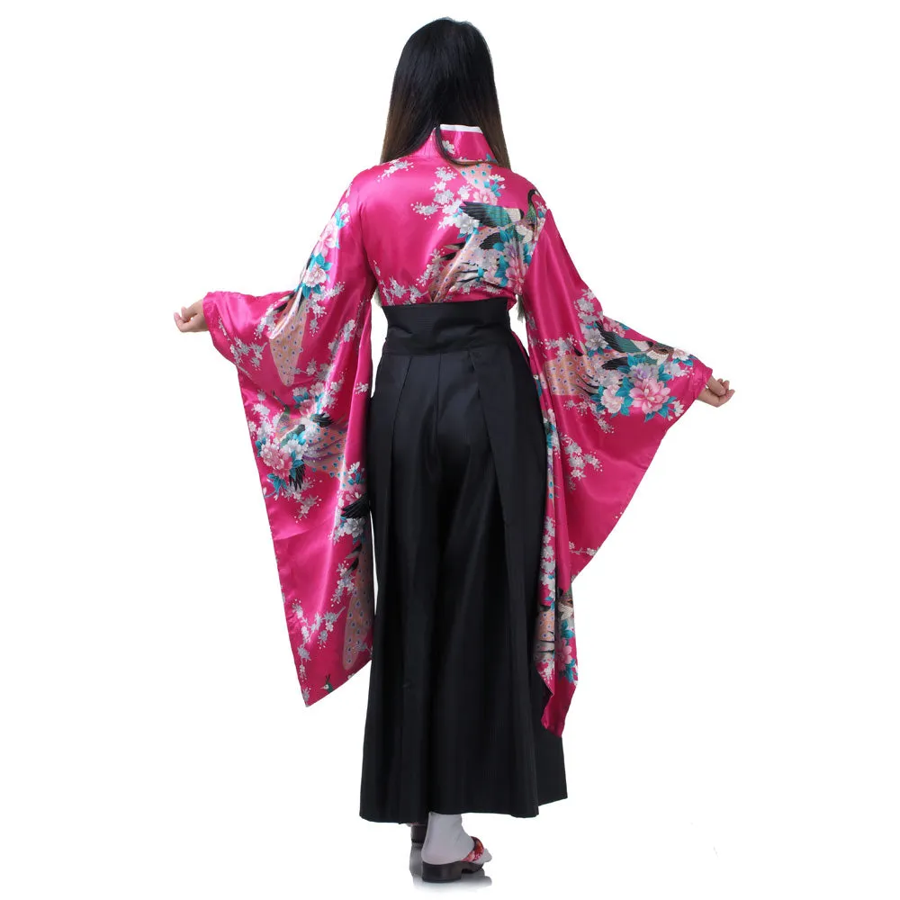 Suki Japanese Kimono Hakama Set for Women