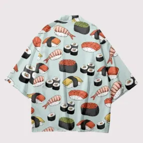 Sushi Printed Haori