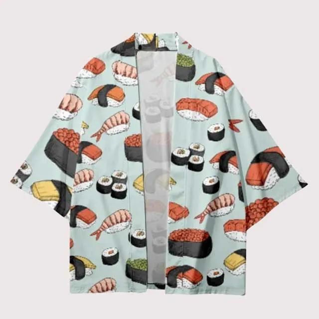 Sushi Printed Haori