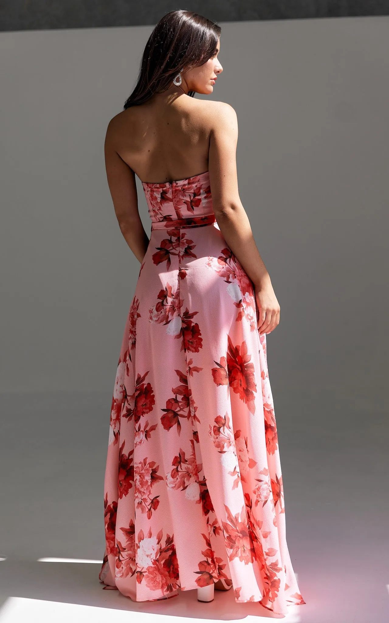 Tamra Maxi Dress - Rose Pink Floral