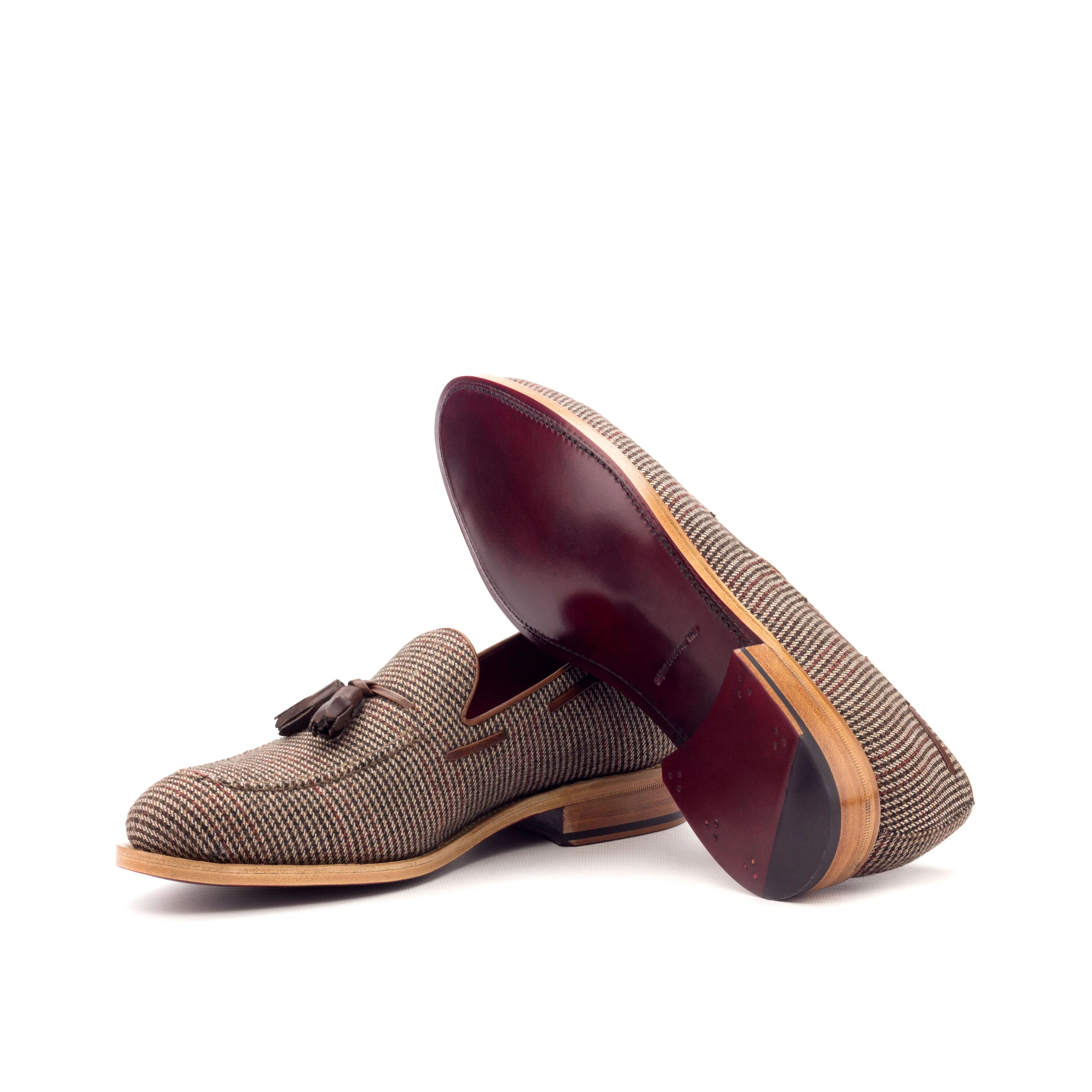 Tassel Loafer • Tweed Wool