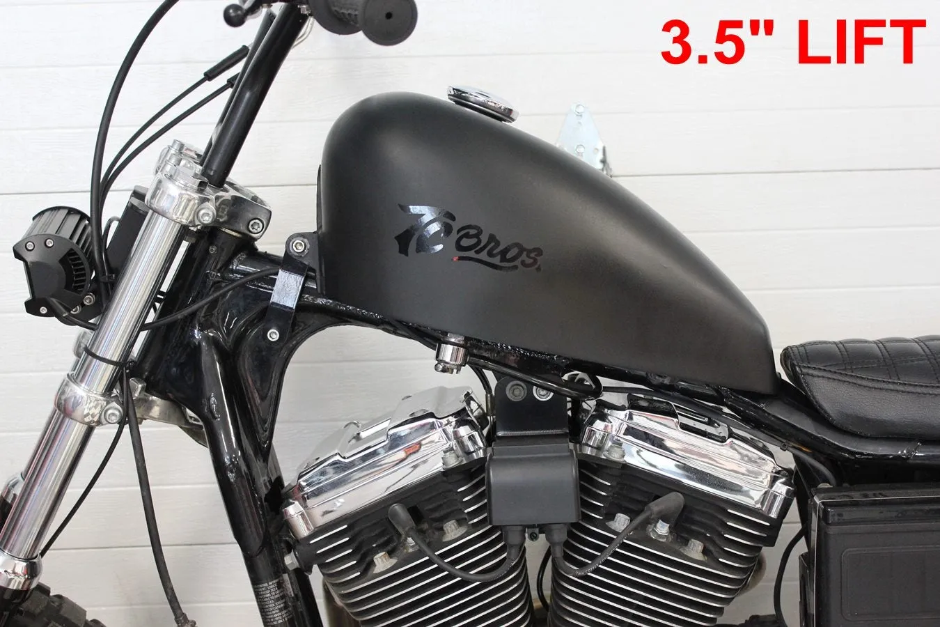 TC Bros. 1995-2003 Sportster 3.5" Frisco Style Gas Tank Lift Kit