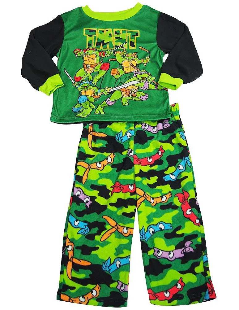 Teenage Mutant Ninja Turtles Toddler Boys Long Sleeve Sleepwear Pajama Set, 38239