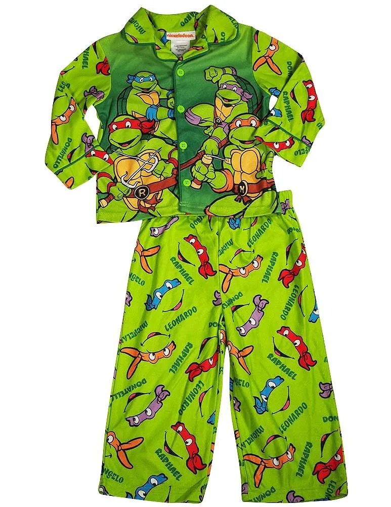 Teenage Mutant Ninja Turtles Toddler Boys Long Sleeve Sleepwear Pajama Set, 38239