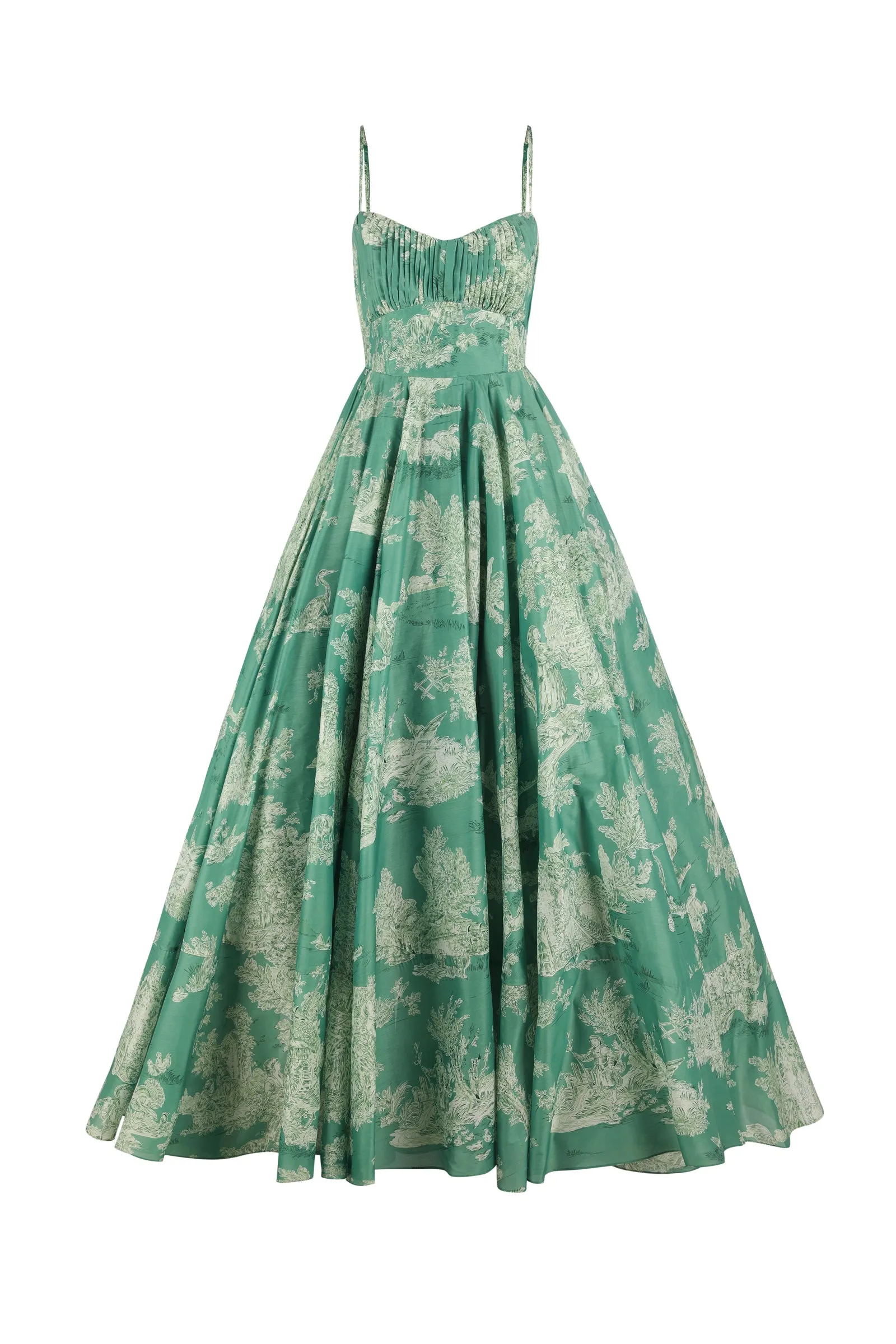 The Cedar Toile Roman Holiday Gown