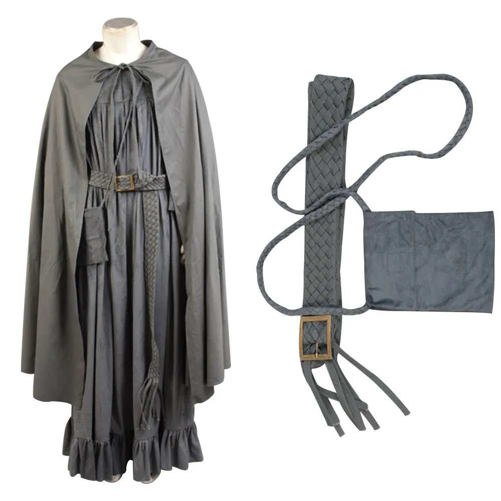 The Lord Of The Rings Gandalf Wizard Grey Cape Outfits Cosplay Costume