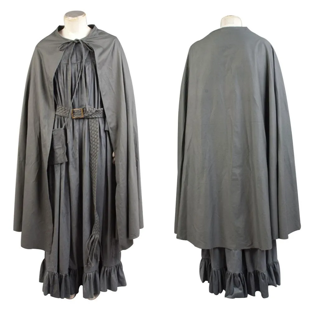 The Lord Of The Rings Gandalf Wizard Grey Cape Outfits Cosplay Costume