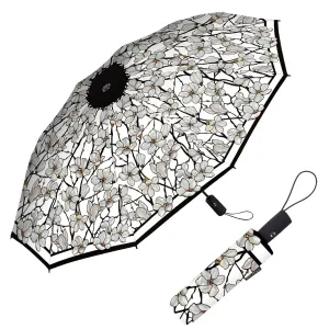 Tiffany Magnolia Folding Travel Umbrella