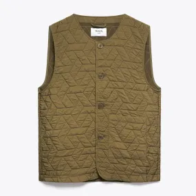 Tim Quilted Gilet - Khaki