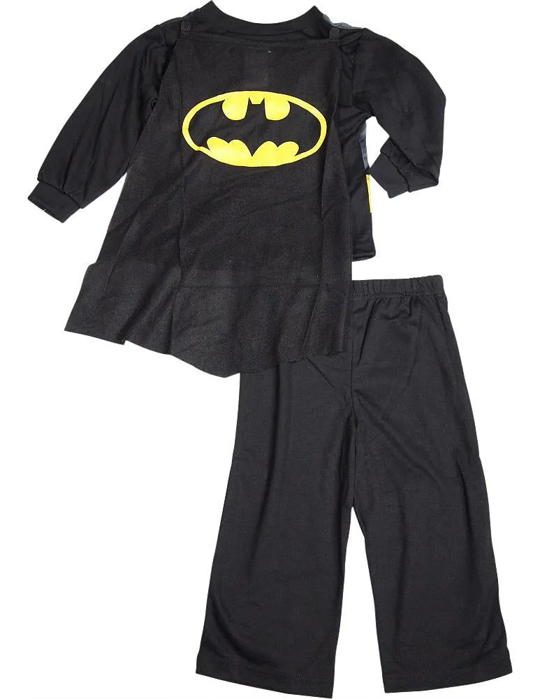 Toddler Boys Batman Long Sleeve 2 Piece Flame Resistant Pajamas Set, 37499