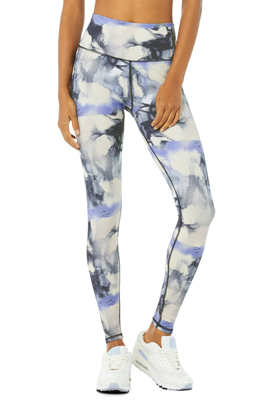 Vapor High-Waist Graffiti Tie Dye Legging - Multi