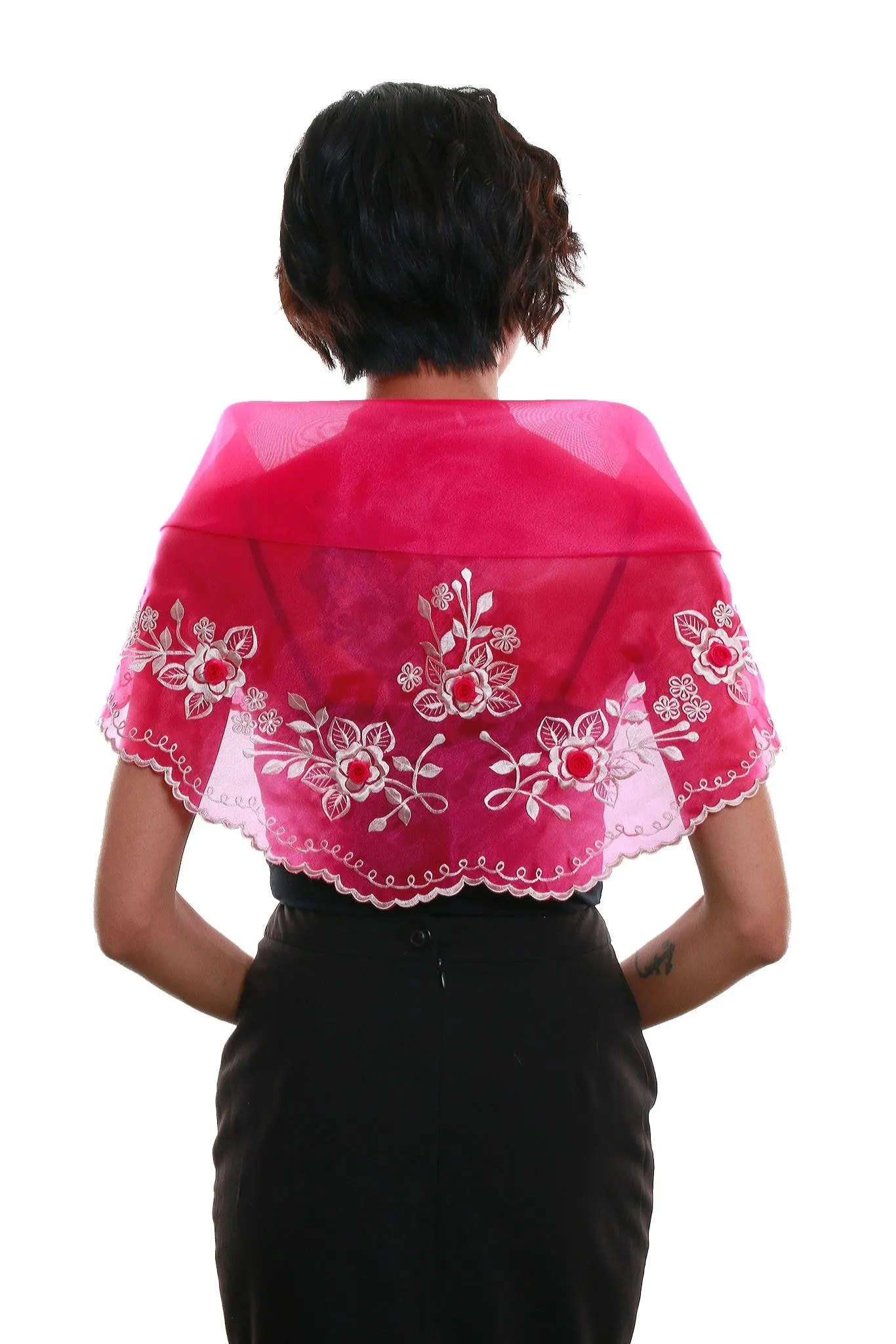 WA03 - Classic Alampay Fuchsia - Filipiniana