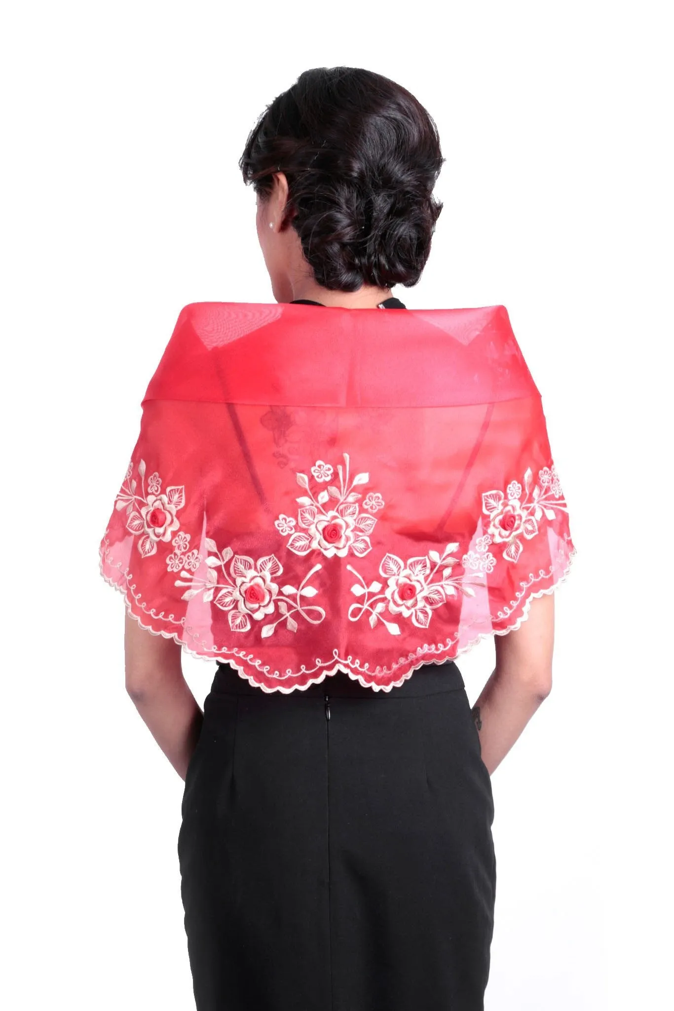 WA04 - Classic Alampay Red - Filipiniana