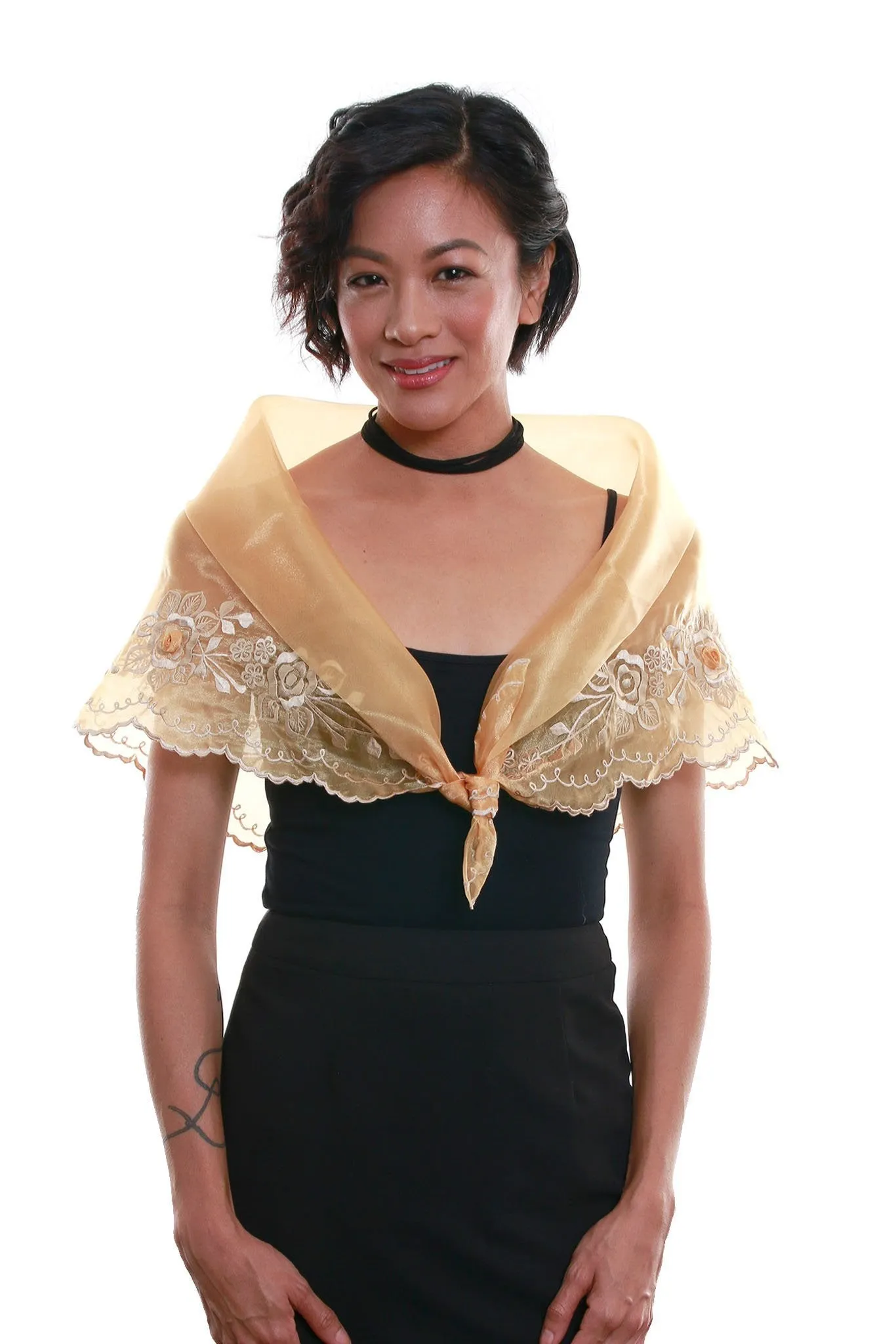 WA07 - Classic Alampay Gold - Filipiniana