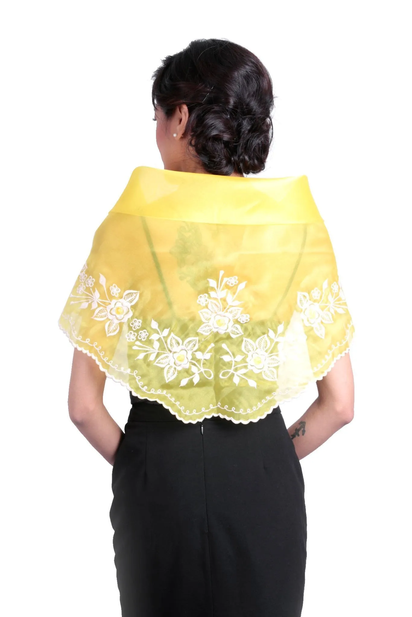 WA08 - Classic Alampay Yellow - Filipiniana