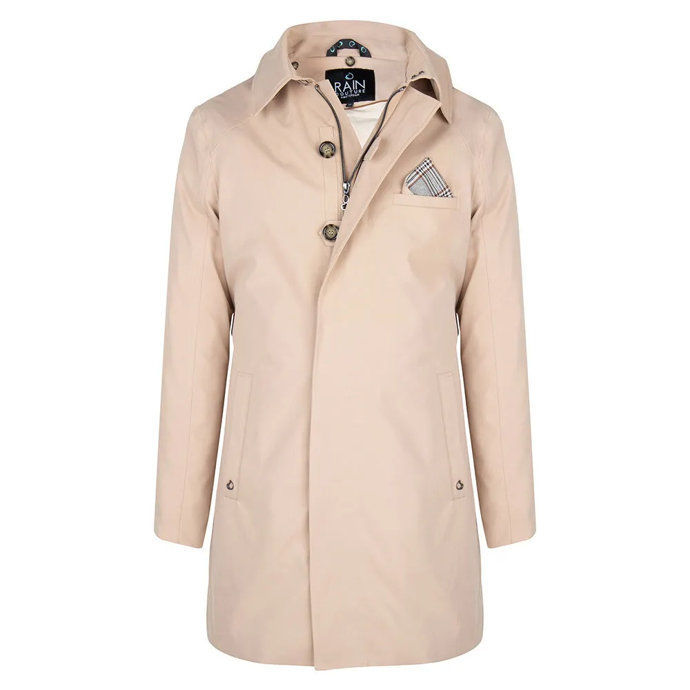 Waterproof Men's Trenchcoat - Beige