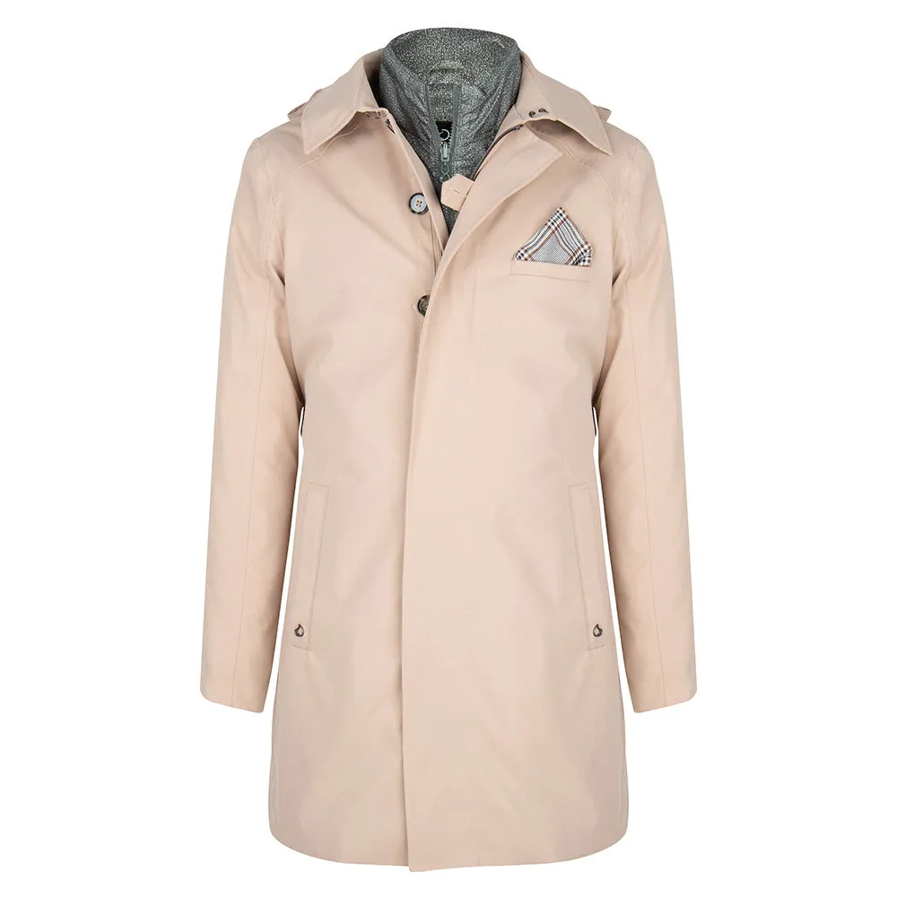 Waterproof Men's Trenchcoat - Beige