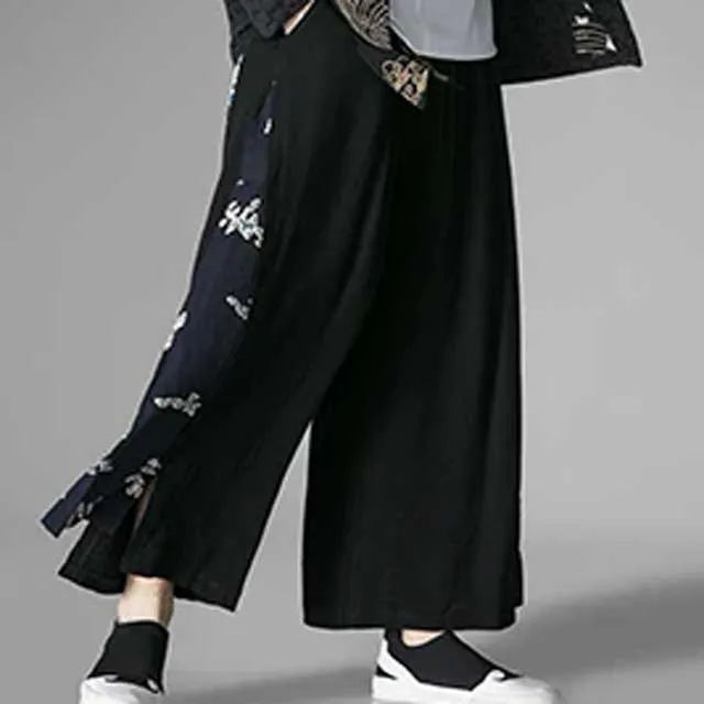 Wide Leg Japanese Pants