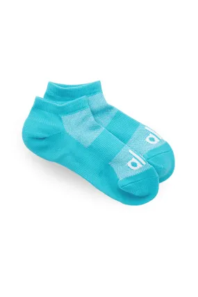 Women's Everyday Sock - Bright Aqua/White