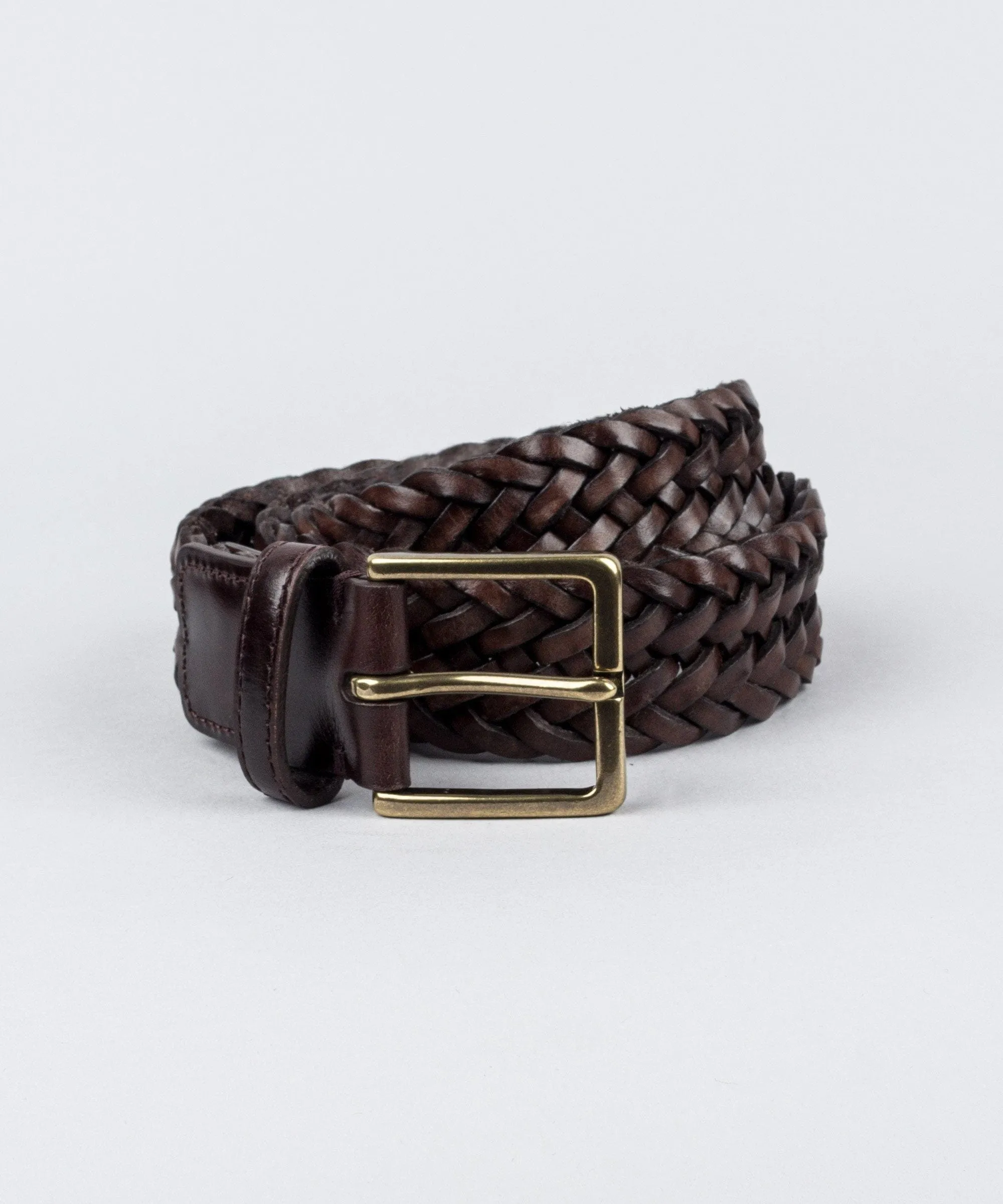 Woven Leather Belt